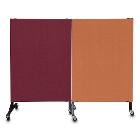 United Visual Products Enclosed Corkboard, 1 Door, 72"x48", 4" Fra UV3426-BRONZE-BLACK